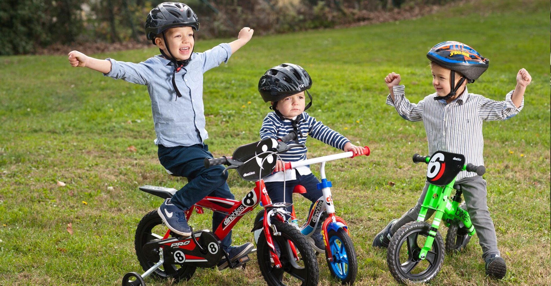 Kids Boy Bike Dino Bikes Pro Cross 16 Inch with Training Wheels Red by Dino Bikes